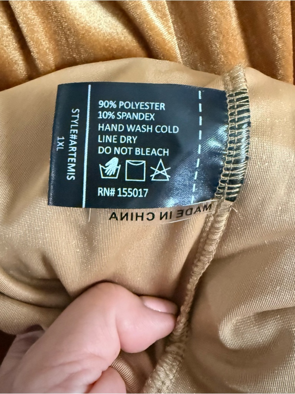 Baltic Born Gold Velvet Tiered Maxi Dress - Picture 5 of 5